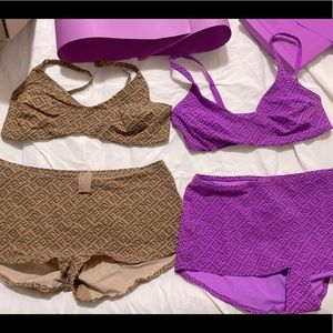 Up for sale is 2 sets of Fendi x Skims Tops- Large Bottoms- Mediums